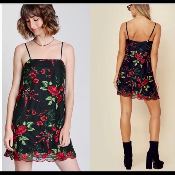 Show Me Your MuMu Dresses & Skirts - Super Slip Dress Risqué Rose